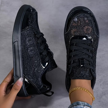 Kalina | Sneakersy koronkowe
