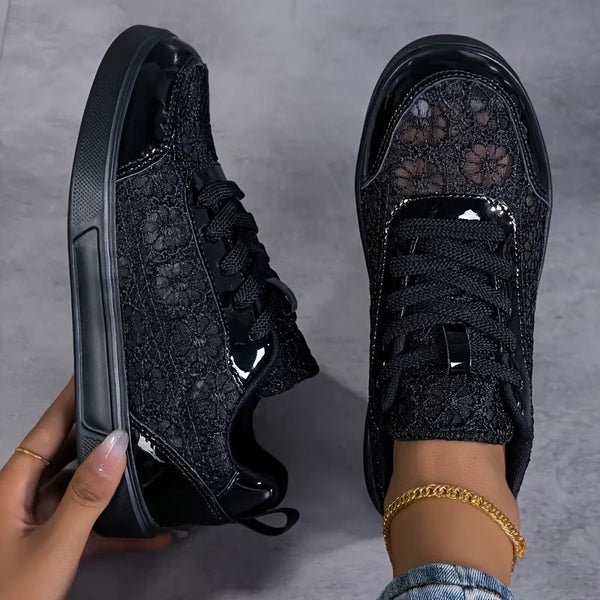 Kalina | Sneakersy koronkowe