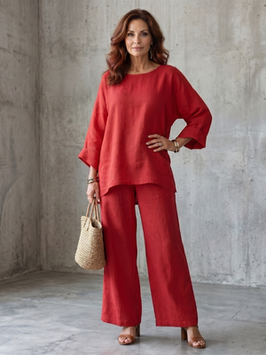 Prue | Zestaw tunika i spodnie oversize