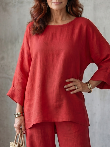 Prue | Zestaw tunika i spodnie oversize