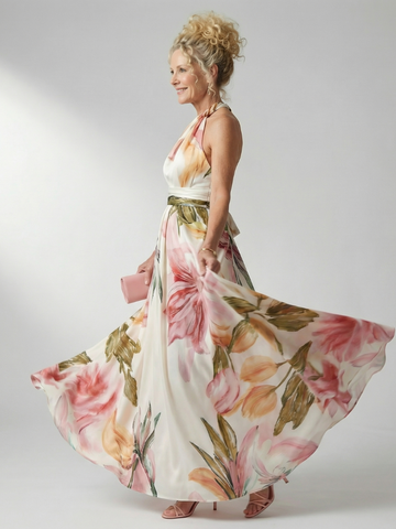 Emilia | Sukienka Maxi Kwiatowa