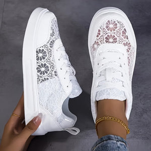 Kalina | Sneakersy koronkowe