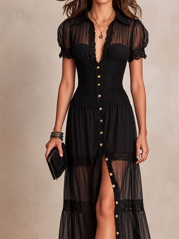 Gillian | Elegancka sukienka maxi
