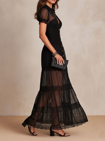 Gillian | Elegancka sukienka maxi