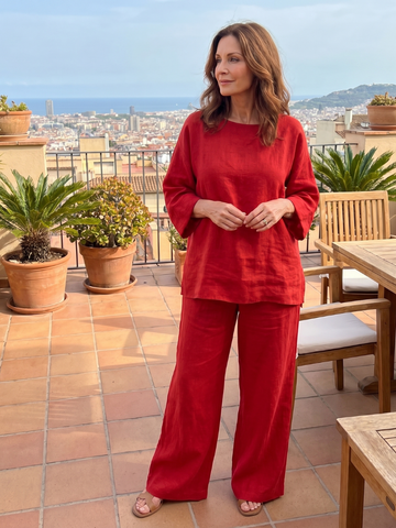 Prue | Zestaw tunika i spodnie oversize