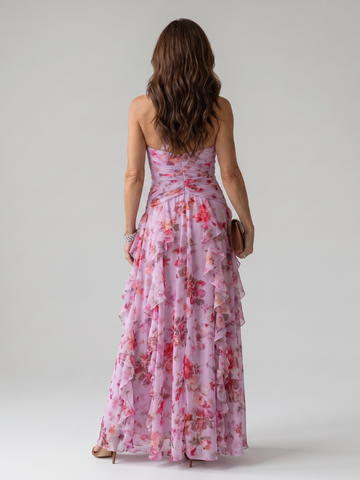 Nori | Sukienka maxi z dekoltem halter