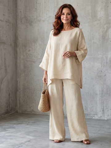 Prue | Zestaw tunika i spodnie oversize