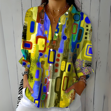 Catalina | Artystyczna bluzka koszulowa