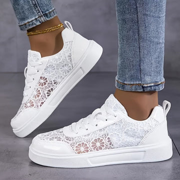 Kalina | Sneakersy koronkowe