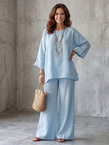 Prue | Zestaw tunika i spodnie oversize