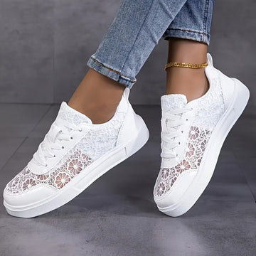 Kalina | Sneakersy koronkowe