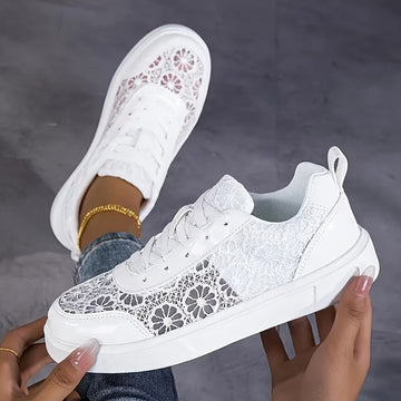 Kalina | Sneakersy koronkowe