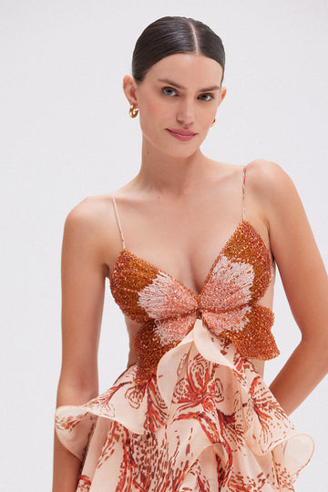 Iskra | Sukienka Maxi Papillon Signature