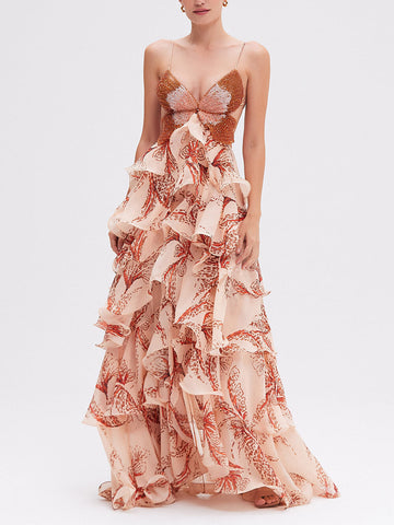 Iskra | Sukienka Maxi Papillon Signature