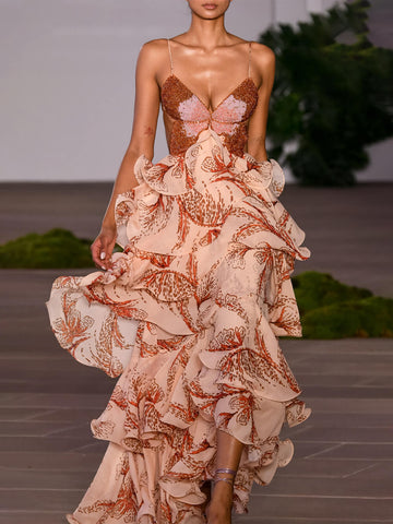 Iskra | Sukienka Maxi Papillon Signature