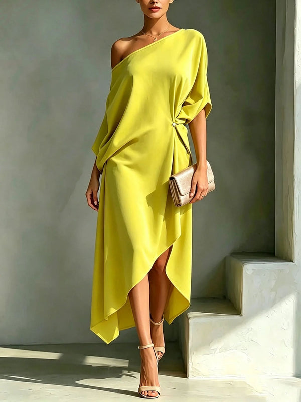 Camila | Elegancka Asymetryczna Sukienka
