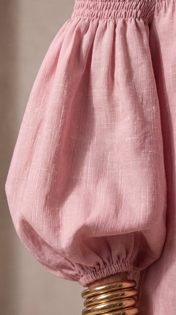 Amara | Sukienka off-shoulder z bufiastymi rękawami