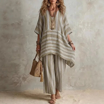 Radka | Boho Komplet W Paski