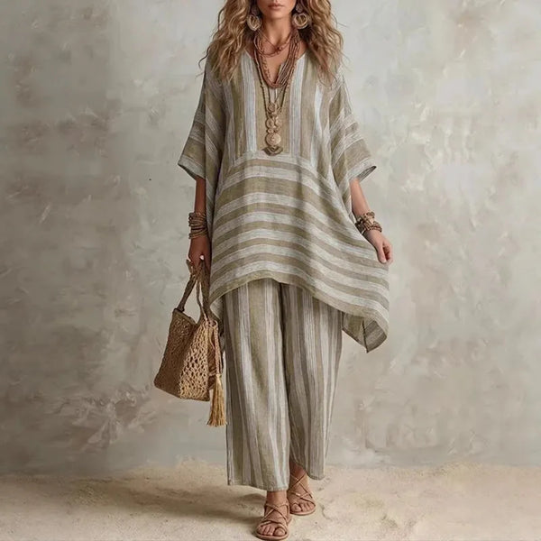 Radka | Boho Komplet W Paski