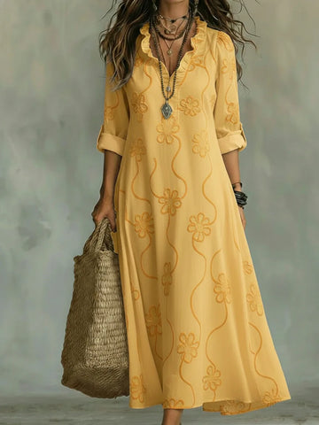 Serina | Sukienka maxi w kwiaty