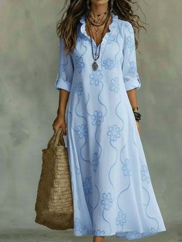 Serina | Sukienka maxi w kwiaty