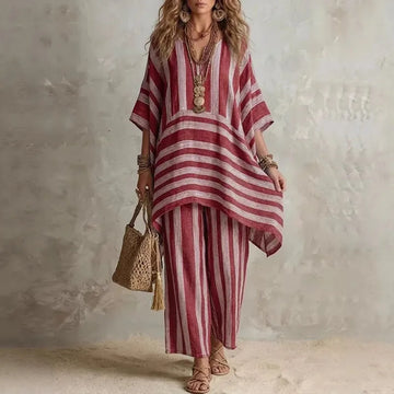 Radka | Boho Komplet W Paski