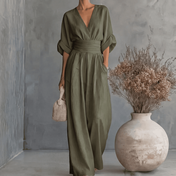 Lena | Elegancki zwiewny kombinezon