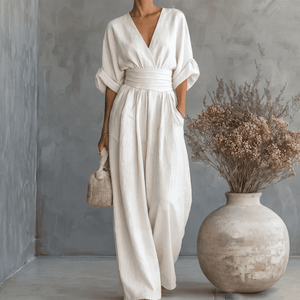 Lena | Elegancki zwiewny kombinezon