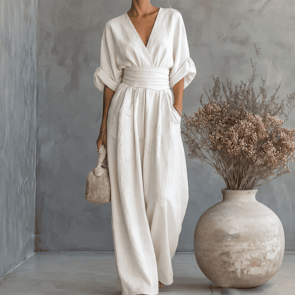 Lena | Elegancki zwiewny kombinezon