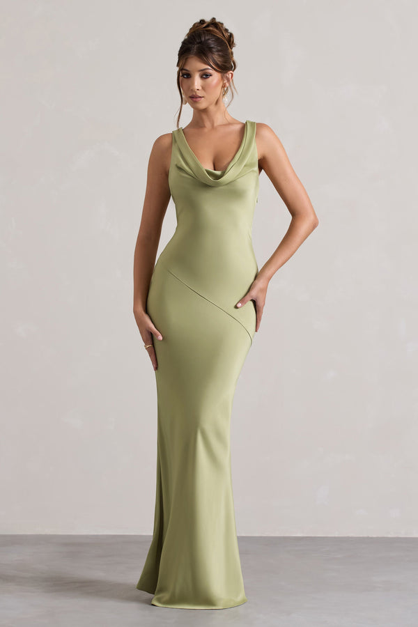 Lena | Sukienka Maxi Drapowana