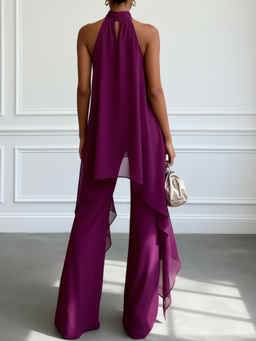 Nelka | Komplet z topem halter