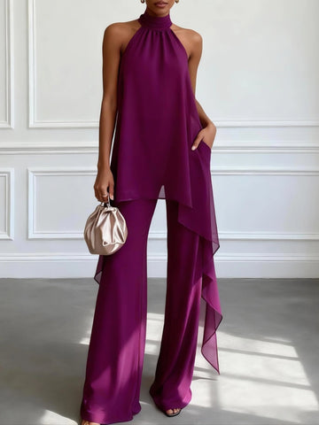 Nelka | Komplet z topem halter
