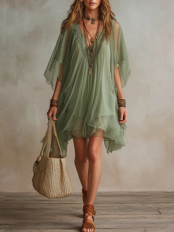 Kalina | Boho sukienka mini