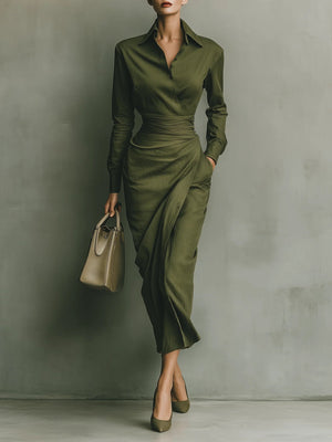 Caterina | Elegancka, dopasowana maxi sukienka