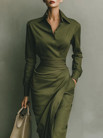 Caterina | Elegancka, dopasowana maxi sukienka