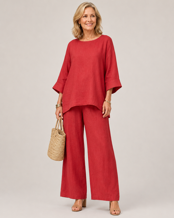Prue | Zestaw tunika i spodnie oversize