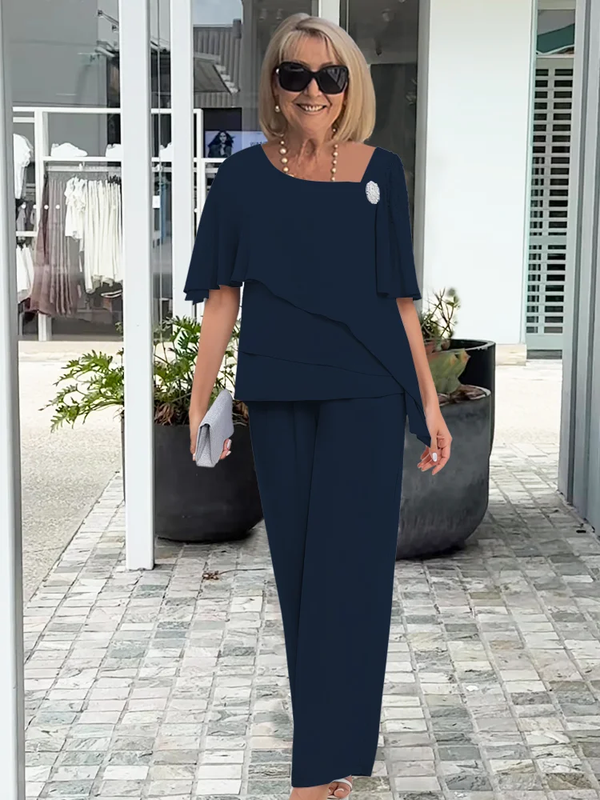 Amore™ | Modny zestaw dwuczęściowy z Chiffon