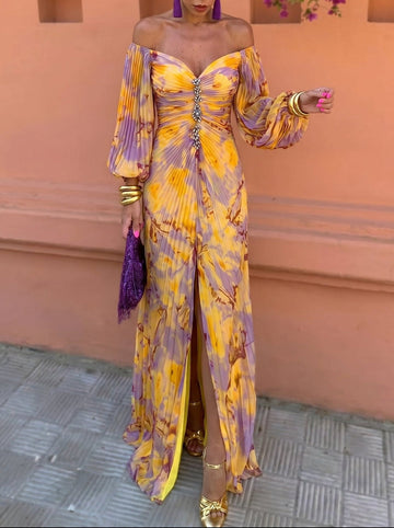 Gabriela | Sukienka maxi w kwiaty