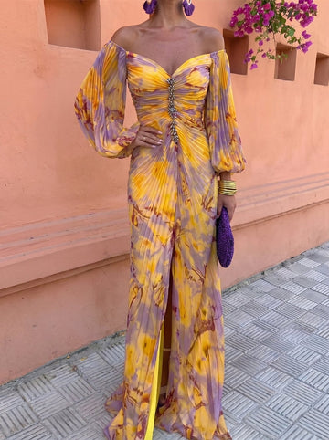 Gabriela | Sukienka maxi w kwiaty