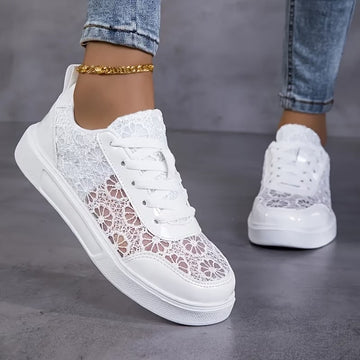 Kalina | Sneakersy koronkowe