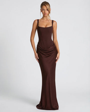 OLIVIA | Maxi w kształcie klepsydry