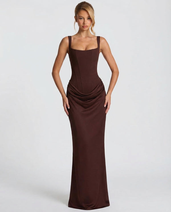 OLIVIA | Maxi w kształcie klepsydry