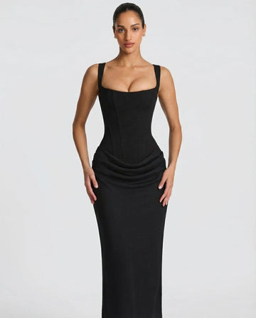 OLIVIA | Maxi w kształcie klepsydry