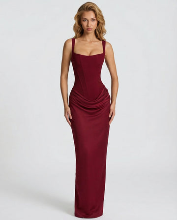 OLIVIA | Maxi w kształcie klepsydry