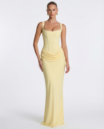 OLIVIA | Maxi w kształcie klepsydry