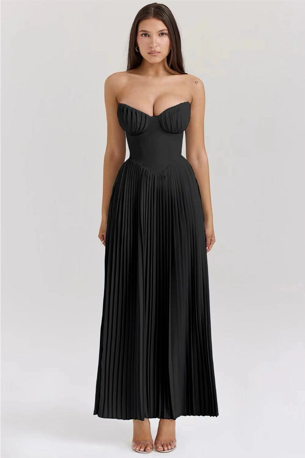Marcella | Sukienka Maxi Drapowana