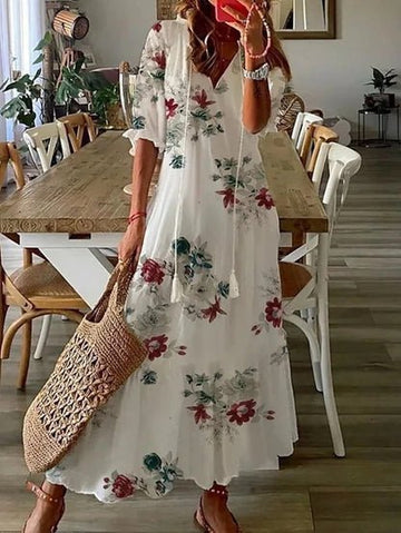 Luna | Zwiewna sukienka boho